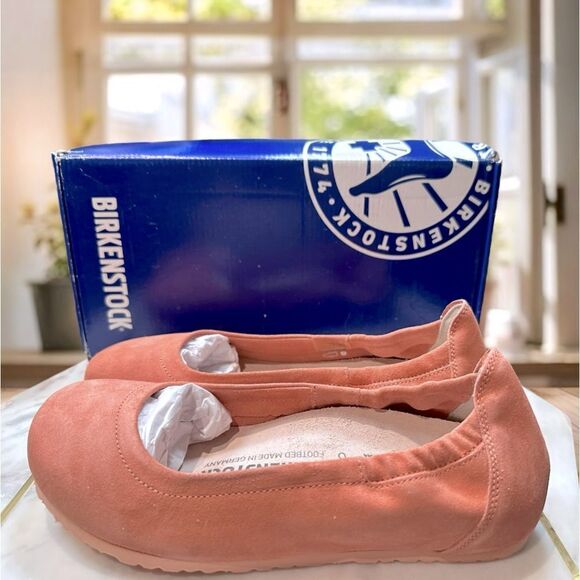 BIRKENSTOCK Celina II Leather Suede Slip-on Ballet Flat Size 37 - Picture 6 of 14